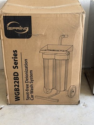 iSpring WGB22BD-BP Spotless Water System for Car Wash, Deionized Water System