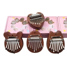 POGOLAB Mini Kalimba Portable 8-tone Thumb Piano Fun Music Toy Children Gift