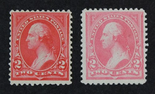 CKStamps: US Stamps Collection Scott#248 250 2c Washington Mint LH OG