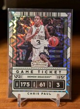 2020-21 Panini Contenders Draft Picks Chris Paul Green Explosion Game Ticket #38