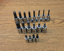 Snap-on Sae Hexallen 208efay 8 Torx 212eftxy 10 38 14 Sockets Snap-on Sae Hexallen 208efay 8 Torx 212eftxy 10 38 14 Sockets