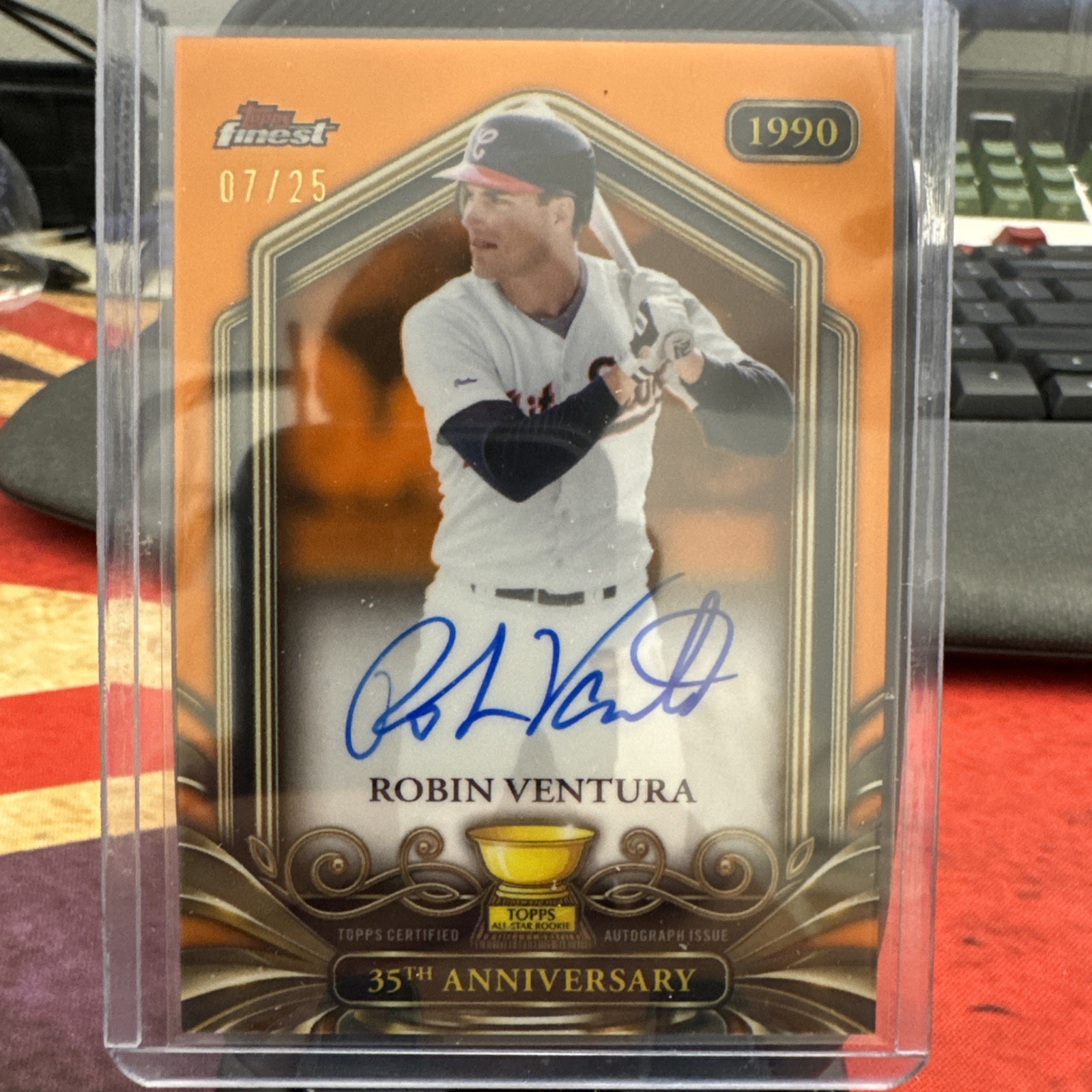 2026 Topps Finest Robin Ventura 35 Anniversary Auto /25