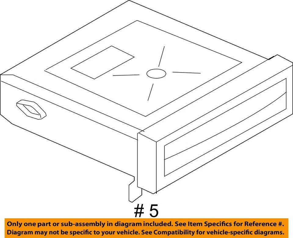 Info-GPS-TV Screen Player DVD Entertainment Fits 11-16 BMW 528i 2518481 - Image 4 of 4