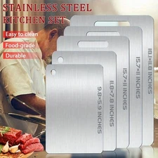 Stainless Steel Chopping Dual-Sided Chopping Boards Double-Sided Cutting Boards