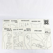 Vintage Lot Of 9 Quilting Patterns From Piecemakers 1982 - 1988