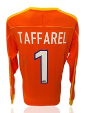 CLAUDIO TAFFAREL SIGNED BRAZIL 1998 WORLD CUP AWAY SHIRT (ACG CERT AG17485)