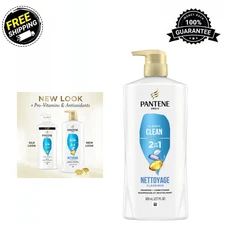 2pk Pantene Pro-V Classic Clean 2in1 Shampoo + Conditioner, 27.7oz, Fresh Floral