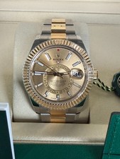 Rolex Sky Dweller 336933 Neu Full Set 12/2025 Bicolor Champagne