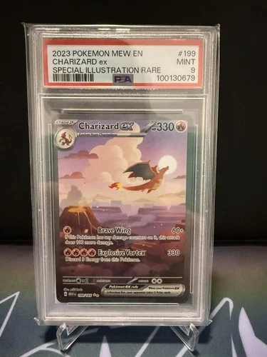 Charizard ex 199/165 - Pokemon Scarlet & Violet 151 Special Illustration - PSA 9