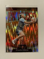 Te-Hina Paopao 2025 Select WNBA #3 Rookie RC En Fuego Flash Prizm