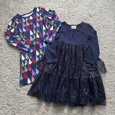 Hanna Andersson Holiday Dress Lot Of 2. Size 110/5. Vguc.