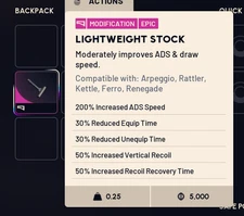 ARC RAIDERS LIGHTWEIGHT STOCK ITEM FAST DIGITAL DELIVERY IN GAME ONLY USA SELLER