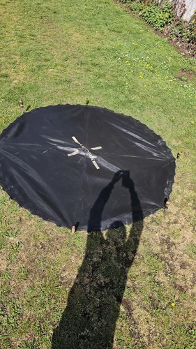 Sprungtuch  für Trampoline Trampolinsprungtuch mit Hacken und Öhsen ca. 2,02m