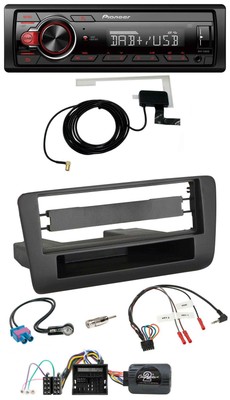 Pioneer 1DIN MP3 DAB USB Steering Wheel Car Stereo for Audi A1 (2010 onwards)