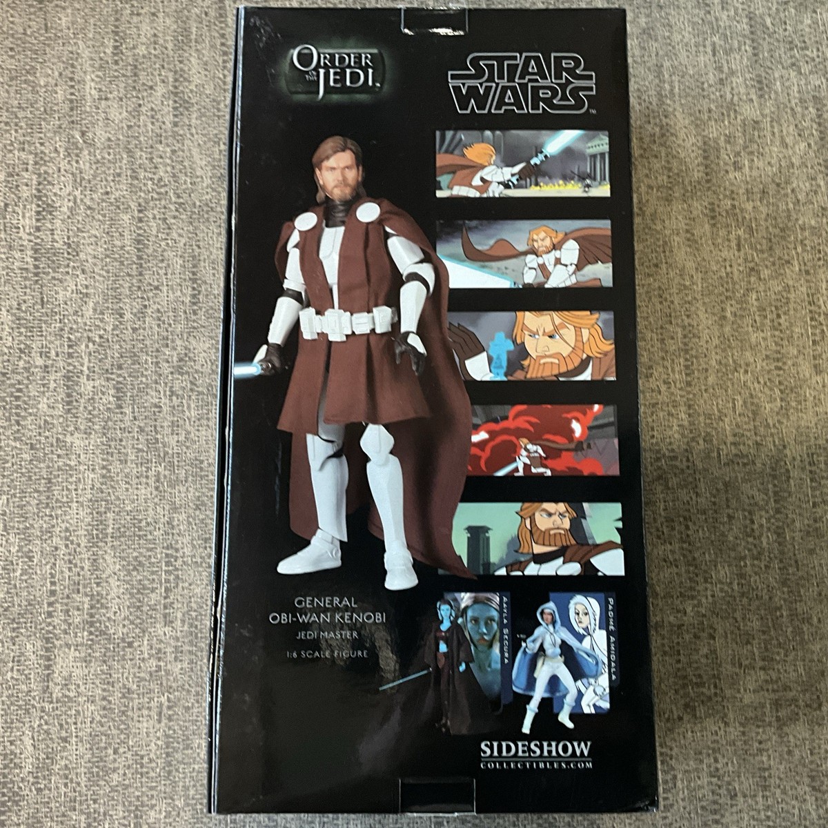 SF・ファンタジー・ホラー Sideshow Star Wars Obi-Wan Kenobi 1/6 Sideshow Star Wars 1 6th Scale General OBI Wan Kenobi Clone Armor