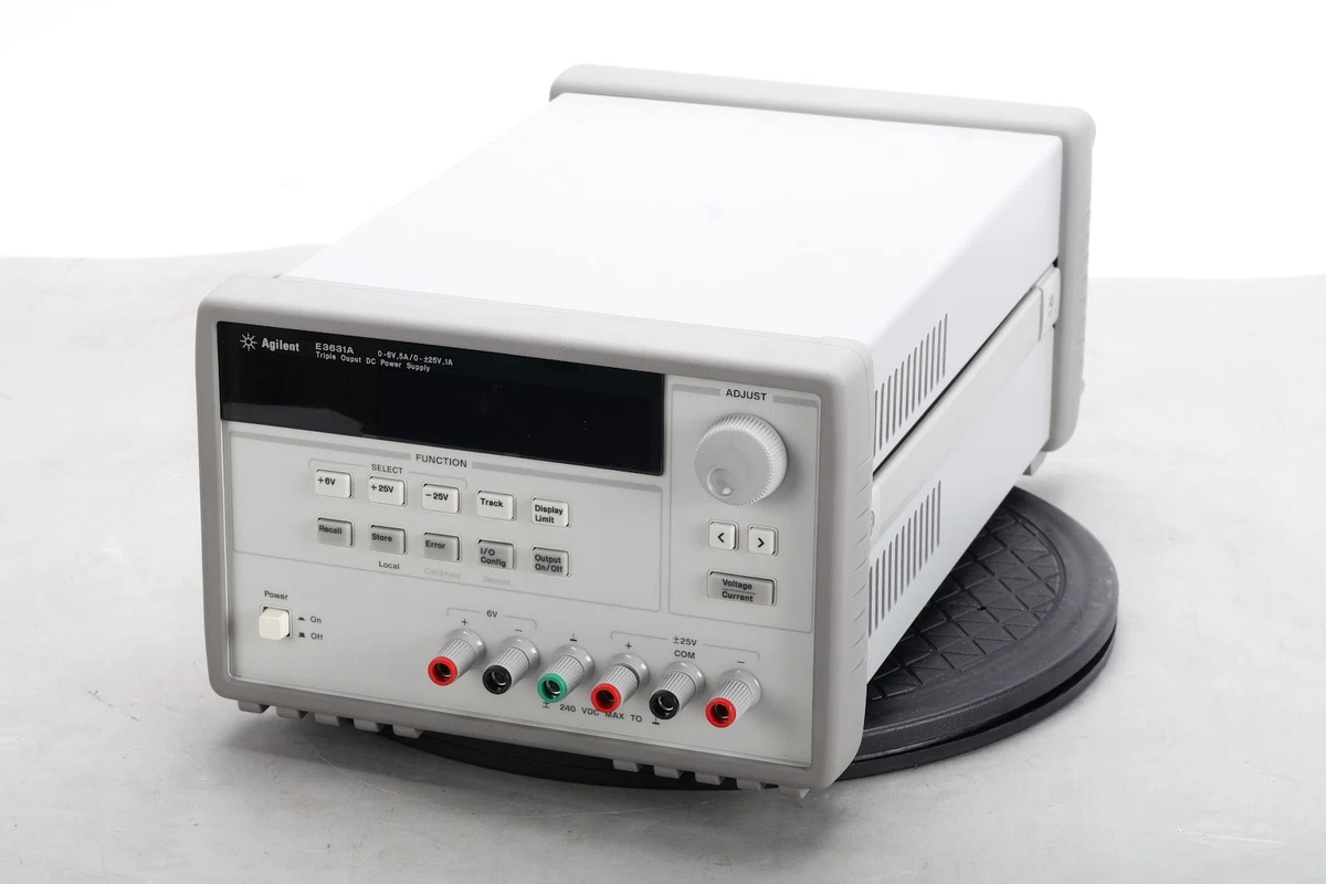 Agilent E3631 +/-25V/1A 6V/5A 正常動作品 Preços baixos em Agilent E3631a | eBay