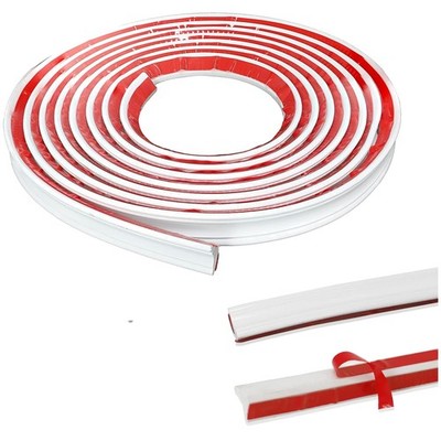 PVC Flexible Trim Strip - 1x10 Ft White