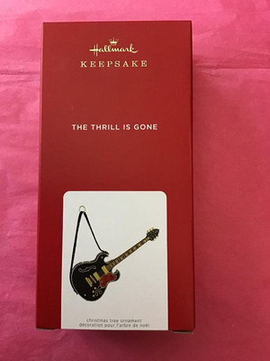 Hallmark Keepsake Ornament 2021 The Thrill is Gone guitar music magic B.B. King