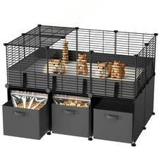 Guinea Pig Cages Small Animal Playpen with Waterproof PVC Liner