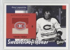 2001-02 Upper Deck Vintage Sweaters of Honor Guy Lapointe #SH-LA HOF 0f8