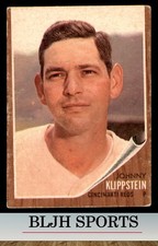1962 Topps #151 Johnny Klippstein Cincinnati Reds (see pics)