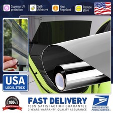 Window Film Privacy Protect Anti Glare UV Sun 20" 39"/79"/118"/157"/197" BLACK