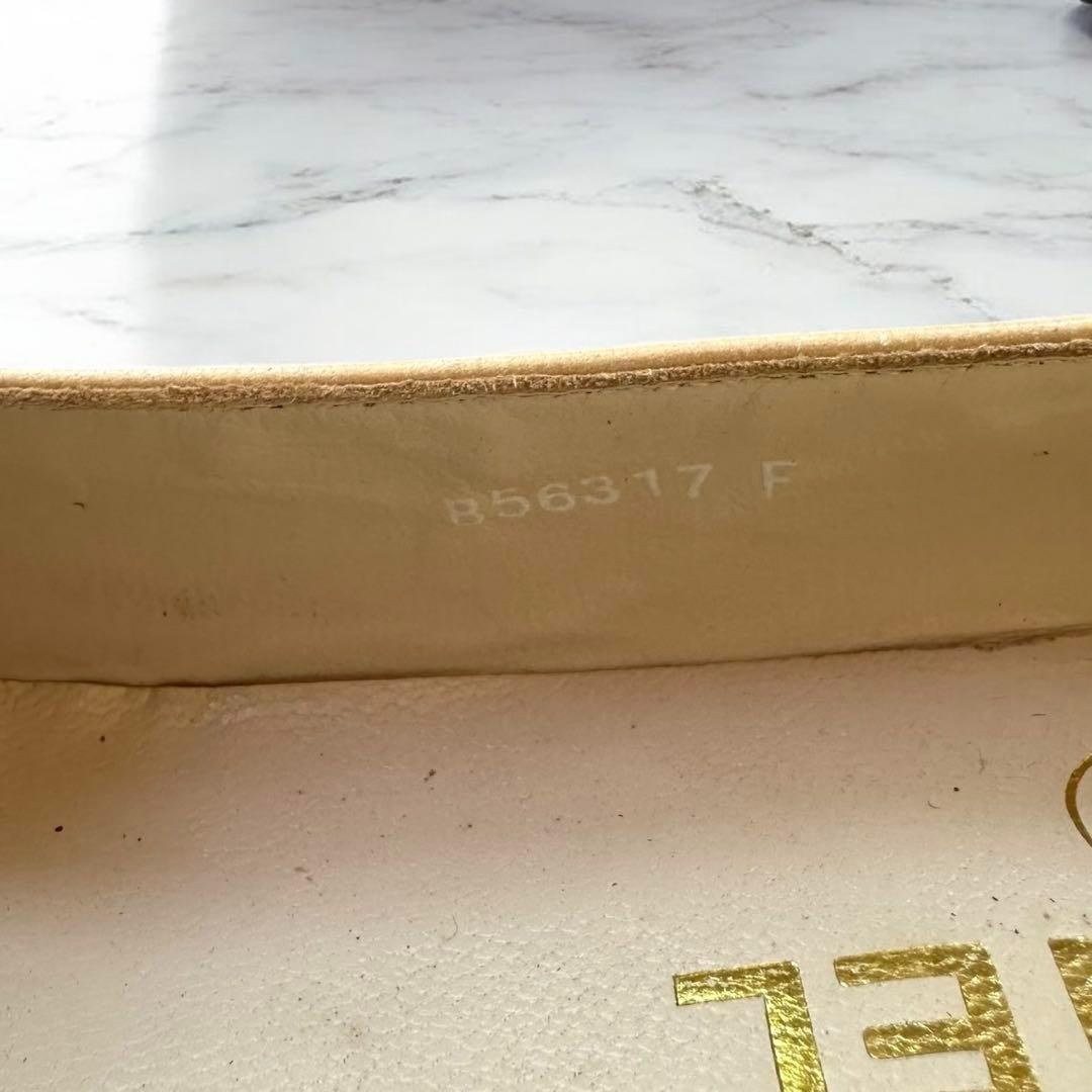 Rare Chanel Mini Coco Mark Pumps Beige Size EU37/US7 Elegant Designer Heels thumbnail 10