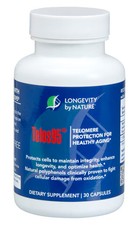 2 X Longevity By Nature Telos95 Telomere Health Support -- 30 Capsules