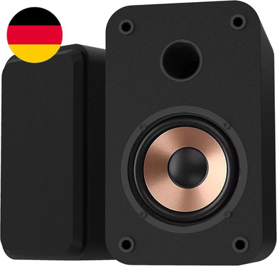 LONPOO 30W Kompakter Pc-Lautsprecher Bluetooth, Aktiv Mini Regallautsprecher Mit