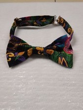 Mardi Gras Bow Ties 4.5" x 2" with Strap