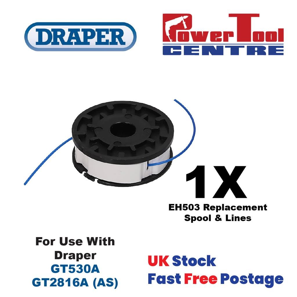 Spool & Line for DRAPER GT530A GT2816A (AS) Grass Strimmer Trimmer Fast Postage