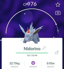 ✨ Nidorino brillante con sombrero de fiesta ✨ - P T C - Descripción