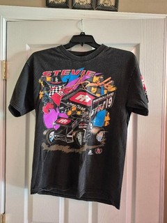 Vintage Stevie Smith World of Outlaw Tour Sprint Car Tee Large
