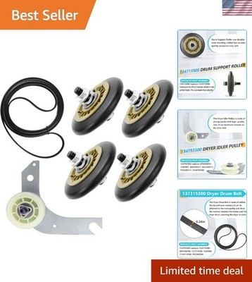 Complete Electrolux Dryer Repair Kit for Noise & Spin Issues - 3 Essential Parts