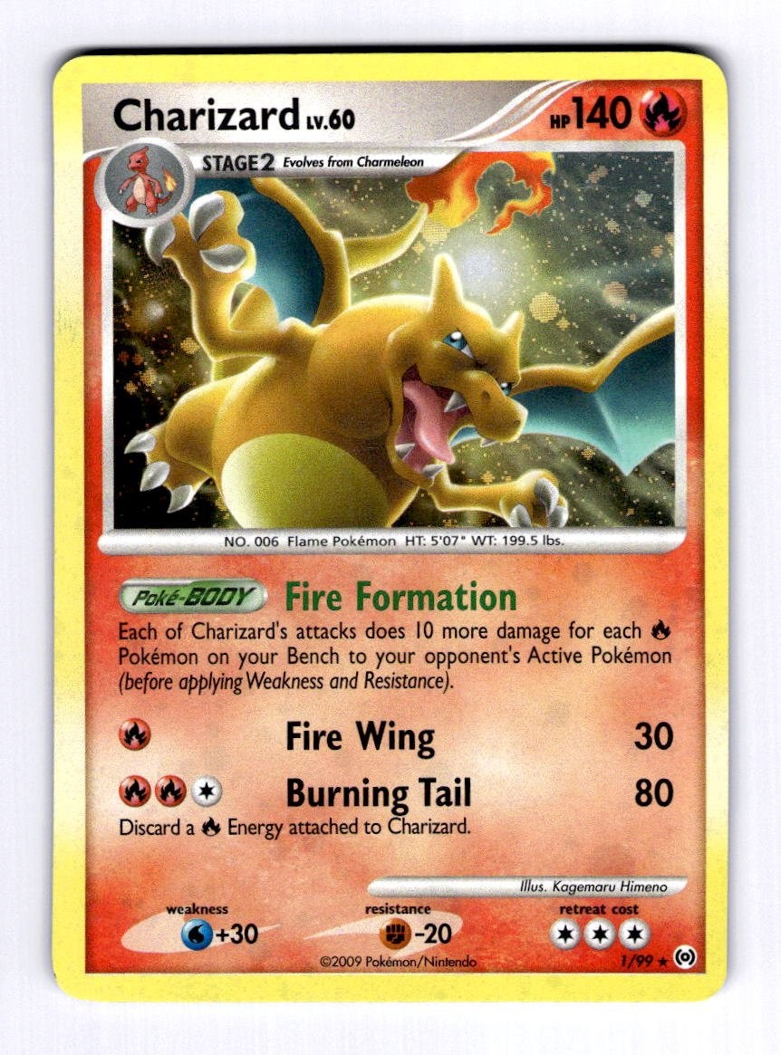 Charizard Arceus #1 (2009) Holo LP Pokemon