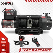 X-bull 20000lbs Electric Winch Synthetic Rope 12v Jeep Trailer Truck Winch 4wd X-bull 20000lbs Electric Winch Synthetic Rope 12v Jeep Trailer Truck Winch 4wd