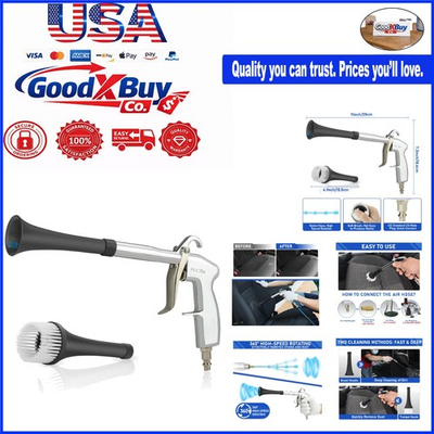 #ad #ad High Pressure Air Blow Gun Kit for Car Interior Cleaning with Nozzles amp; Brush... $13.82