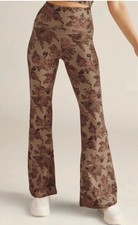 Beyond Yoga High Waist Flare Brown Romantic F...