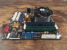 ASUS - Motherboard M4A7B-EM + AMD Athlon II X3 445 CPU 3.1 Ghz + 6 Gig Ram + Fan