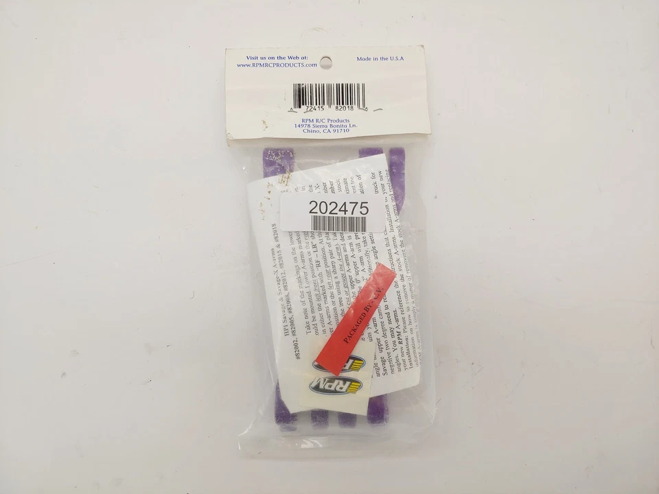 *ULTRA RARE* PURPLE RPM ARMS 82018 FOR HPI SAVAGE / SAVAGE-X Left Front Right Re - Image 4 of 4