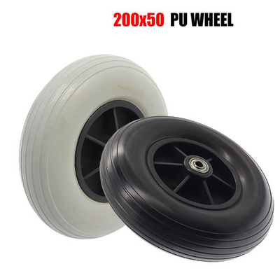 #ad 200x50 Caster Tires for Wheelchairs 8quot; Durable Rubber with Heavy Duty Bearings $37.52