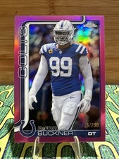 DEFOREST BUCKNER 2025 TOPPS CHROME PINK REFRACTOR COLTS /250 Q6262