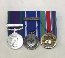 Northern Ireland, NATO IFOR Yugoslavia, UN Bosnia, Court Mounted Full Size Medal