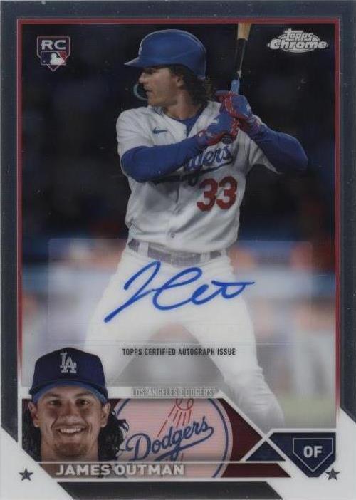 2023 Topps Chrome Update Series - James Outman #AC-JOU - 1 of 1