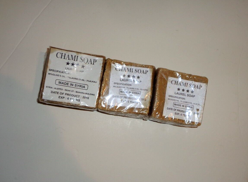 3 barras jabón Chami aceite de oliva y laurel 200 g 7,05o - Imagen 2 de 2