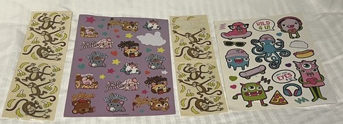 Sticker Sheet Lot Of 39 Sheets Various Prints Some Vintage, Scrapbook, Animal - Picture 8 of 8
