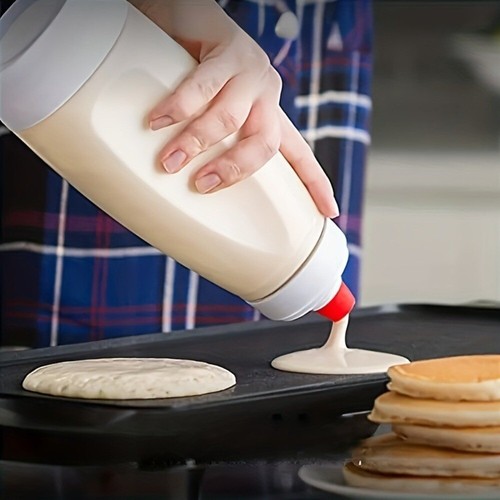 Waffles Dispenser Batter Mixing Bottle Mixer Pancake Batter Bottle Cookie Tools - Picture 2 of 14