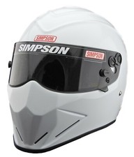 Simpson Diamondback Helm Snell Sa2020 Glänzend Weiß M6 Msa Hans Stig Autorennen