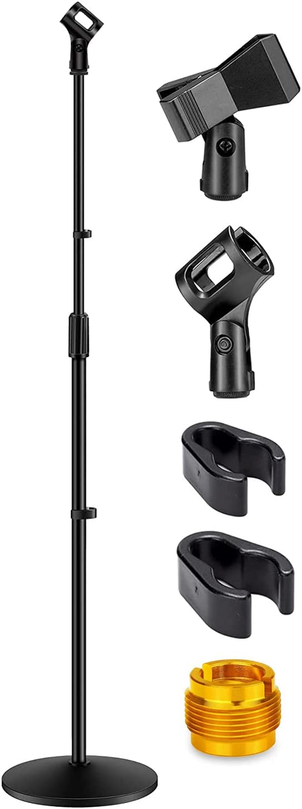 Microphone Stand - Universal Mic Mount with Heavy Compact Base-image