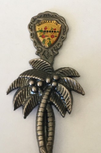 Vintage Souvenir Spoon Collectible St. Martin